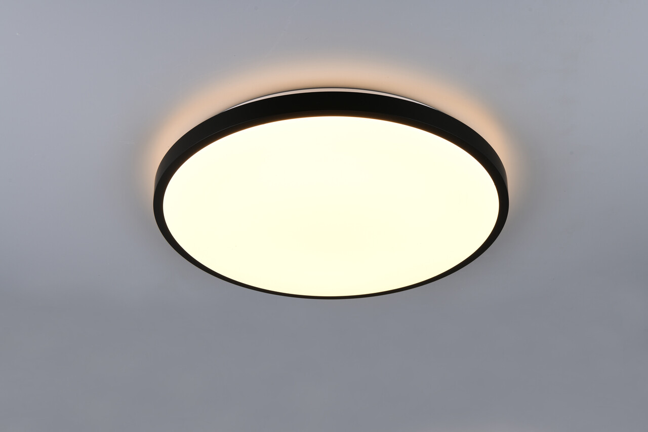 Plafoniera Slope, RL, 49x7.5 cm, 34W, 1x SMD, plastic, negru mat - imagine 7